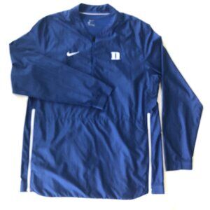 Nike Men's DUKE Blue Devils Basketball Warm-Up Long Sleeve Top Large MSRP $90.00